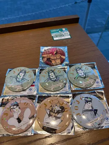 죠죠의 기묘한 모험 홀로그램 캔뱃지 컬렉션