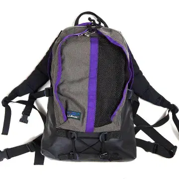 00s L.L.Bean 엘엘빈 백팩 그레이 x 퍼플