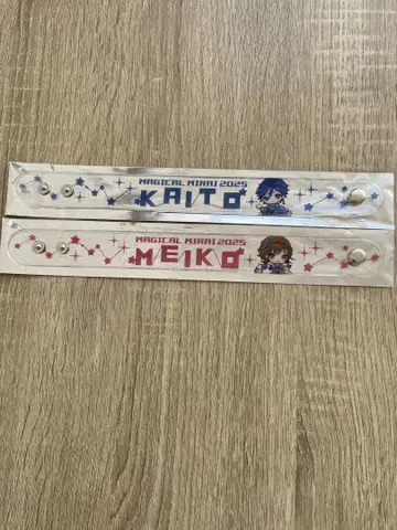 매지컬 미라이 2025 반짝이는 리스트 밴드 KAITO MEIKO