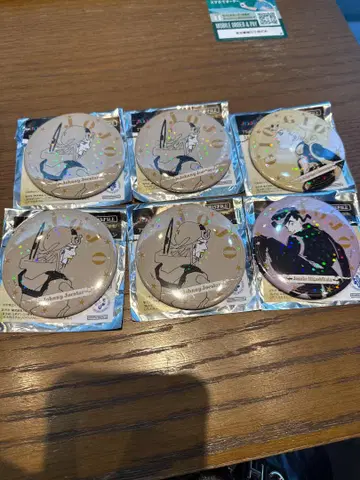 죠죠의 기묘한 모험 홀로그램 캔뱃지 컬렉션 6종 세트
