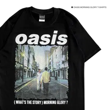 OASIS 오아시스 L 사이즈 반팔 티셔츠 락 밴딩 티셔츠