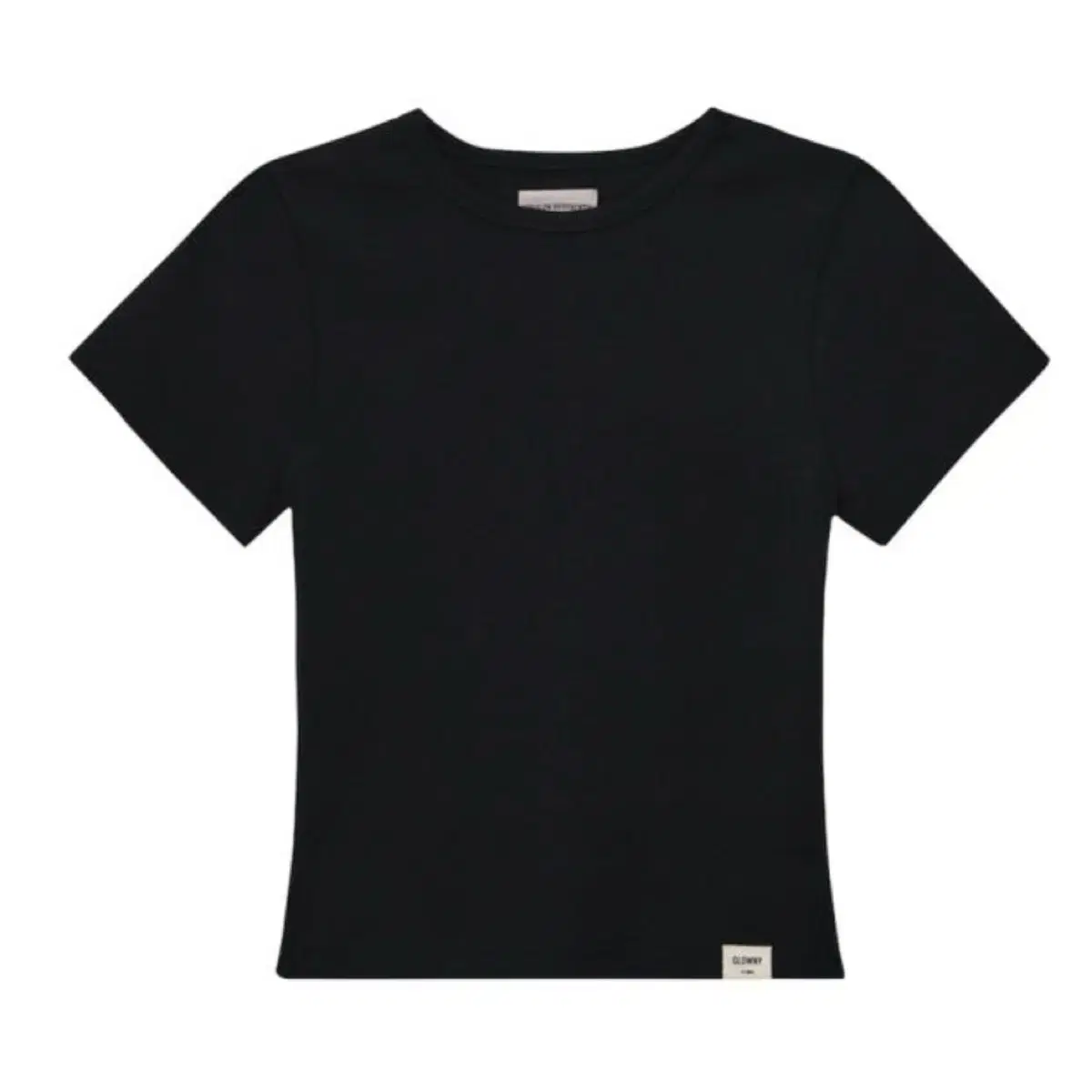 GLOWNY | 글로니 Glowny g baby tee black on Bunjang Global Site.