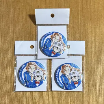 명탐정 코난 호쿠에이정 한정판 캔뱃지 하가하라 치소쿠