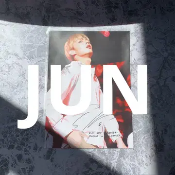 준 seventeen 로손 프린트