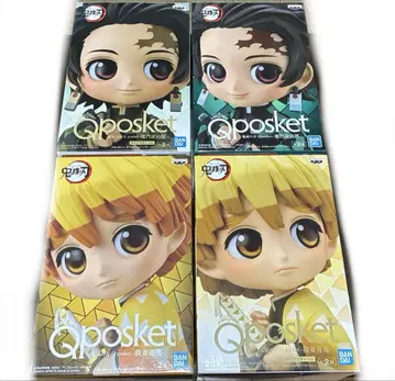 Qposket 귀멸의 칼날 피규어 4종 세트