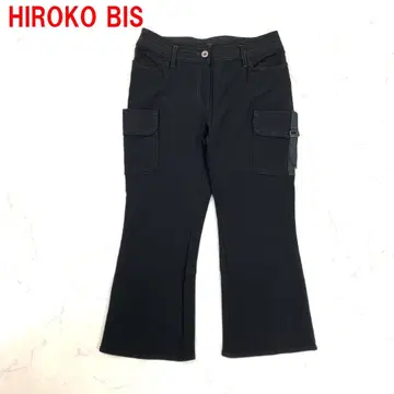 A6642 히로코비스 히로코코시노 카고 팬츠 스트레치 블랙 11