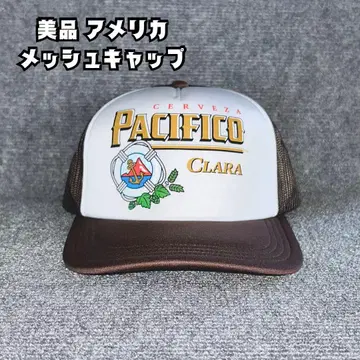 새상품 아메카지 메쉬 캡 맥주 기업 브라운 미국 남녀 공용