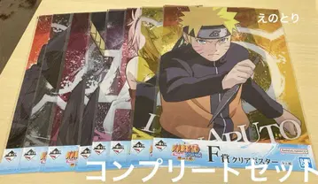 제일복권 NARUTO 클리어 포스터 전8종 컴플리트 세트