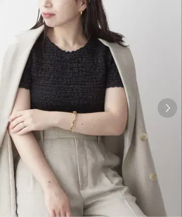 journal standard L'essage 반팔 티셔츠 블랙