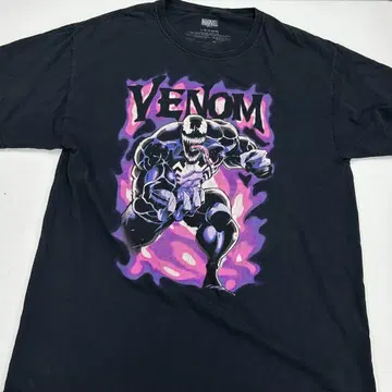 MARVEL 마블 VENOM 베놈 캐릭터 프린트 티셔츠 L