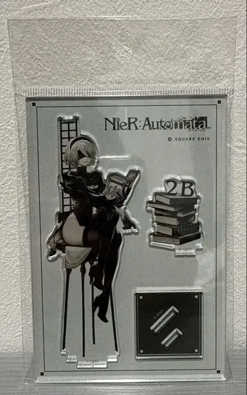 NieR:Automata 아크릴 스탠드 2B와 서적