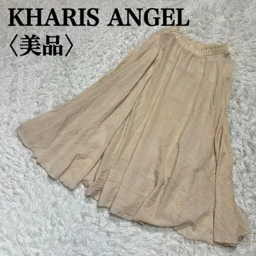 [새상품급] 카리스 엔젤 맥시 길이 스커트 볼륨 플레어 스커트 A라인