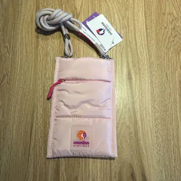 하와이안 항공 스마트폰 숄더백 핑크