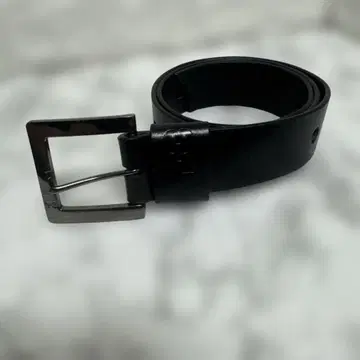 Y-3 블랙 가죽 벨트