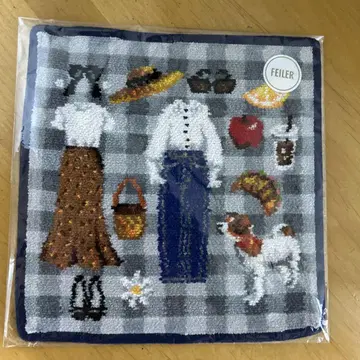 FEILER x IENA 손수건 네이비 FEILER