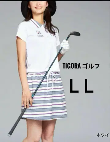 TIGORA 골프 반팔 원피스 골프웨어 LL 큰 사이즈