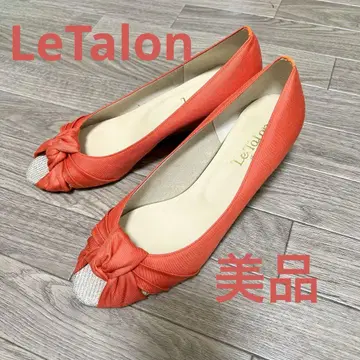 Le Talon 오렌지 오픈토 펌프스
