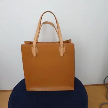 SOMES 카멜 가죽 미니 토트백