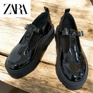 ZARA 자라 에나멜 메리제인 통굽 로퍼