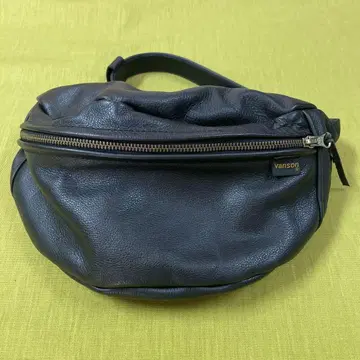 vanson 가죽 바디백 블랙