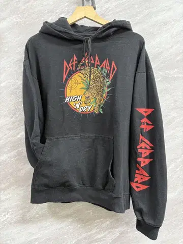 Def Leppard 디플레파드 프린트 후드티 XL