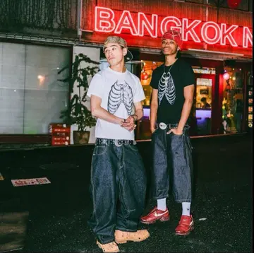 NOREMID RIGIT SUPER BAGGY DENIM S 사이즈