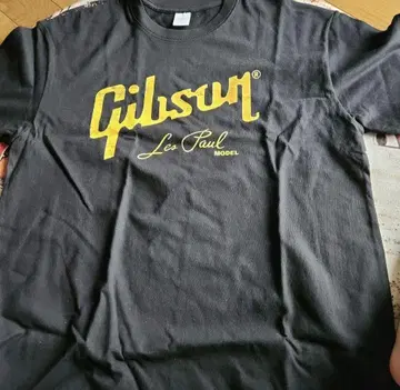 [새상품] Gibson 깁슨 티셔츠 레스폴 블랙 남성용 XL 로고