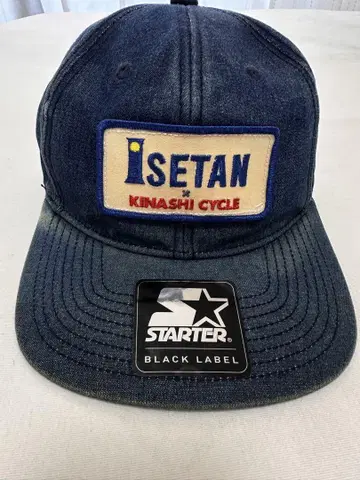 STARTER 기나시 사이클 x ISETAN 이세탄 콜라보 캡 데님