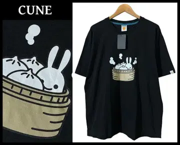 XL 완판템 24SS 새상품 큔 고기만두 토끼 토끼 찜 티셔츠