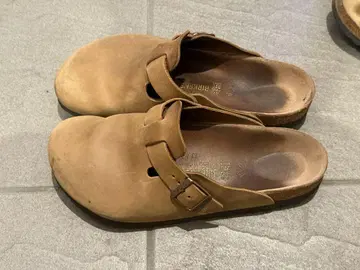 버켄스탁 오일드 가죽 클로그 샌들 보스턴 27cm