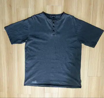 Schott 그레이 헨리넥 티셔츠 XL