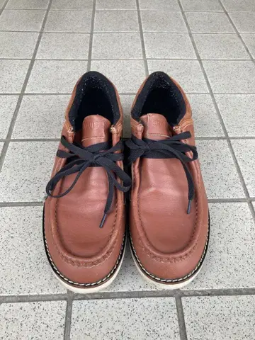 GRAVIS 브라운 가죽 신발