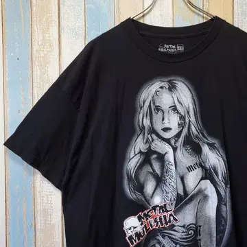 700 메탈 마리샤 반팔 T셔츠 BMX 프리스타일 모토크로스 XXL