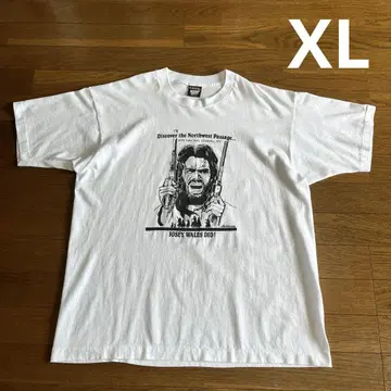90년대 USA 제작 BEST 감마 T셔츠 XL 화이트 블랙 스크린스타즈