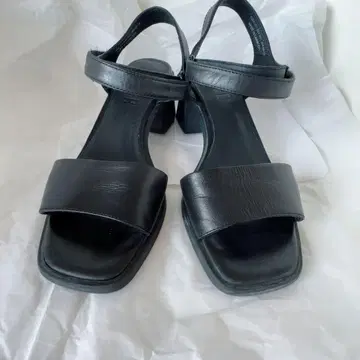 CAMPER 블랙 컴포트 샌들 23 cm