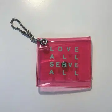 후지이 카제 LOVE ALL SERVE ALL 키링 멀티 케이스