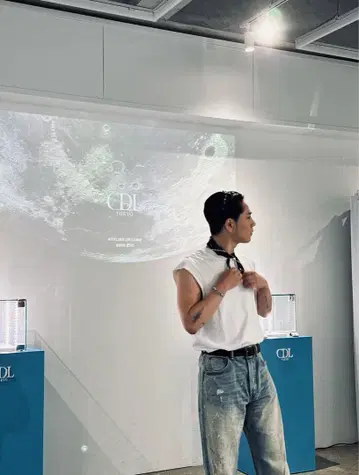 (도쿄 한정판) CDL TOKYO 오리지널 로고가 들어간 반다나
