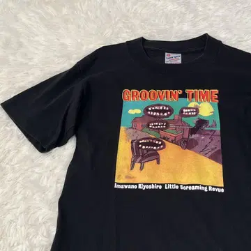 이마와노 키요시로 GROOVINTIME 티셔츠 미국제 락 티셔츠