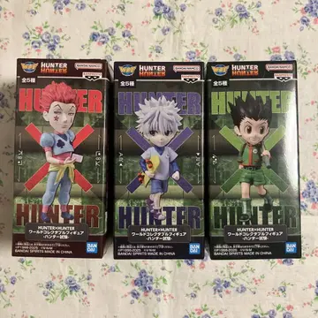 HUNTER x HUNTER 월드 컬렉터블 피규어 헌터 시험 3종