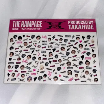 the rampage 스즈키 타카히데 네일 씰 3매 세트