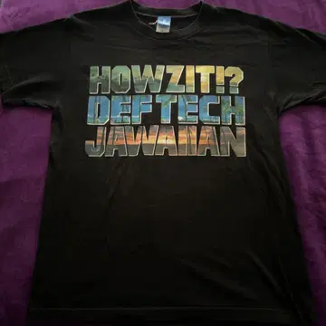 DefTech HOWZITI? JAWAIIAN 티셔츠 M 사이즈