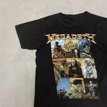 4WD219 MEGADETH 메가데스 슬래시 메탈 밴드 티셔츠