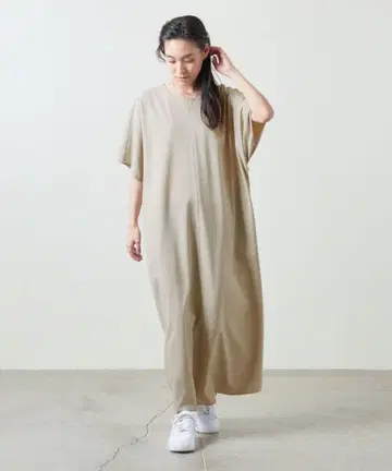 MARW UNITED ARROWS 24SS 사이드 턱 롱 원피스
