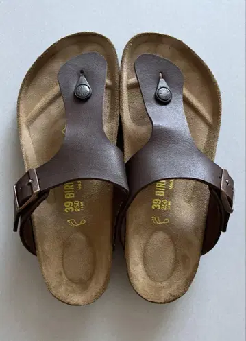 새상품급 버켄스탁 라무스 샌들 브라운 25cm