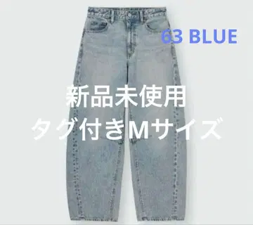 배럴 레그 청바지 GU M 사이즈 표시 사이즈