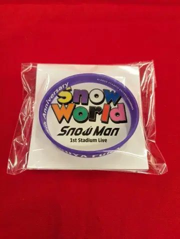 SnowMan 25년 Snow World 후카사와 타츠야 러버 밴드