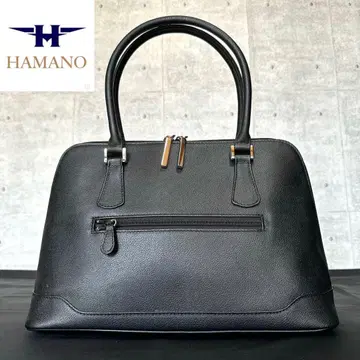 [미사용급] HAMANO 그레이스 리조 블랙 가죽 핸드백