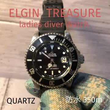 ELGIN TREASURE 여성용 다이버 워치