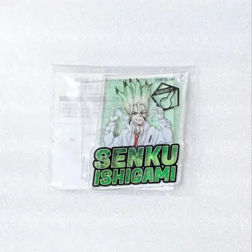 Dr. STONE 이시가미 센쿠 아크릴 키링 네임 키링 C상