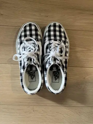 Vans 깅엄 체크 스니커즈